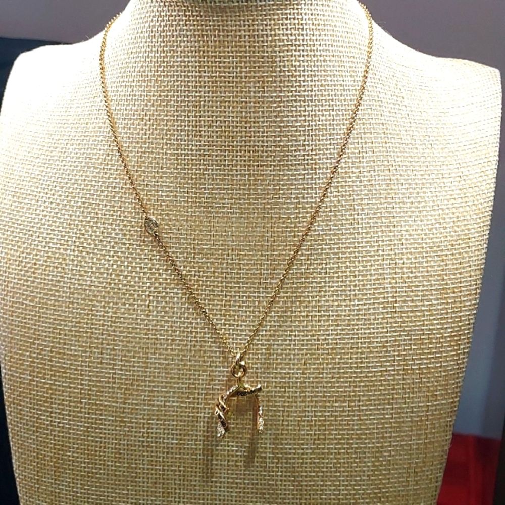 Juicy Couture wishbone necklace